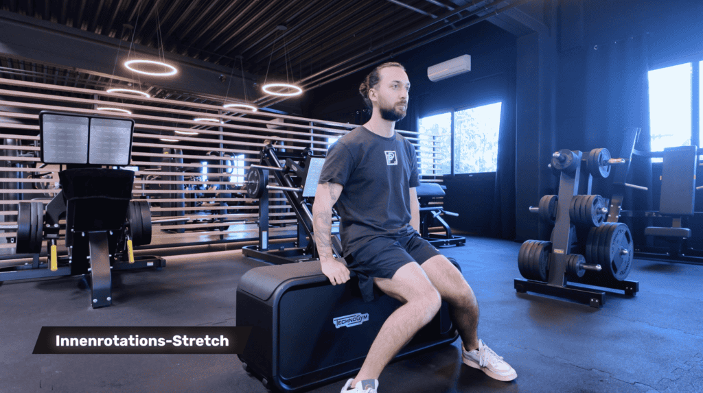 Läuferknie loswerden - Innenrotations-Stretch