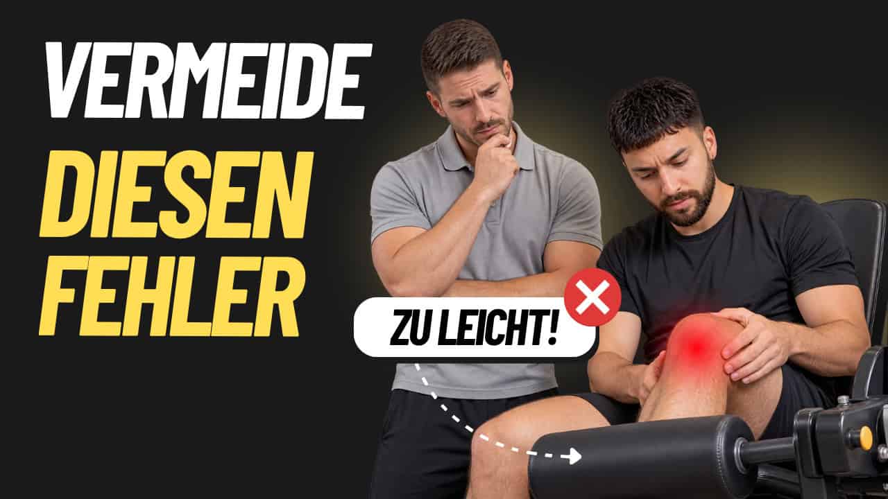 Patellaspitzensyndrom isometrische Übungen mit Nils Heim